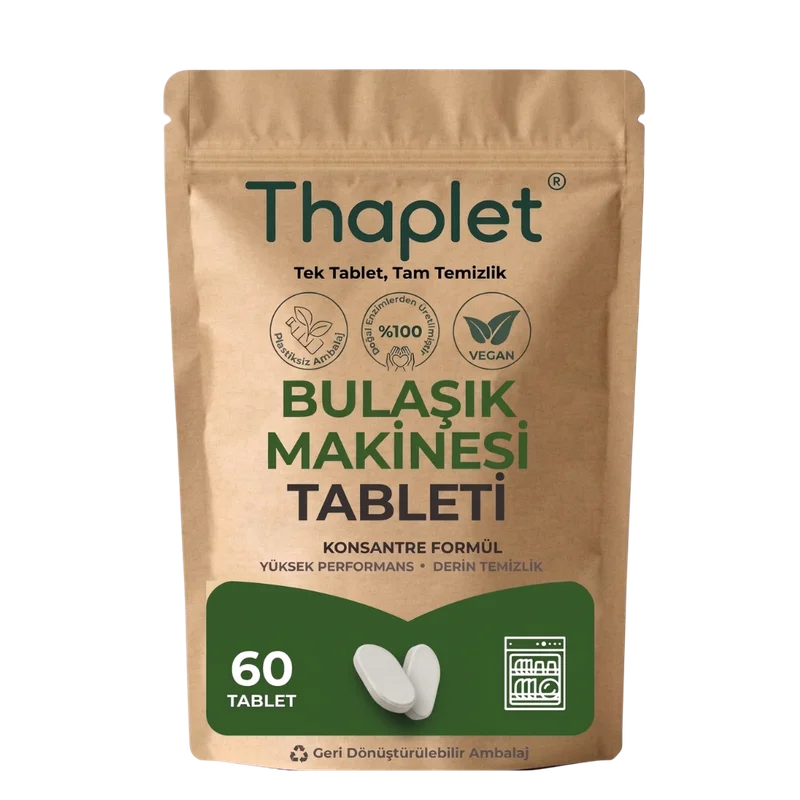 Thaplet Bulaşık Makinesi Tableti Ultra Etkili Formül 60 Adet Tablet